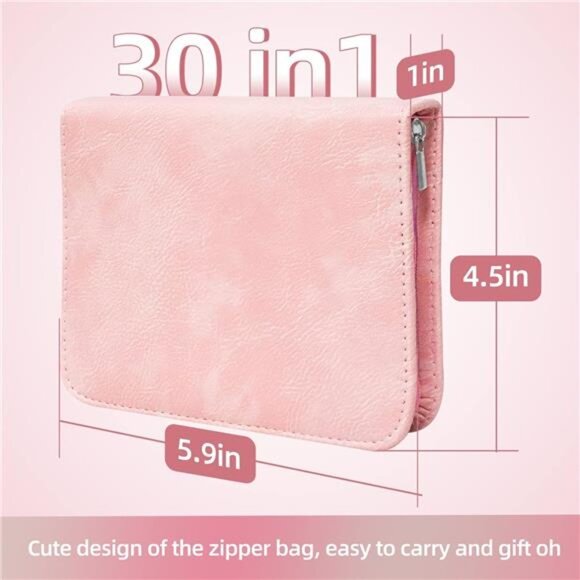 Manicure Set 30 in 1 Nail Clipper set, REDFLOW nail clippers, fingernail - Picture 3 of 7